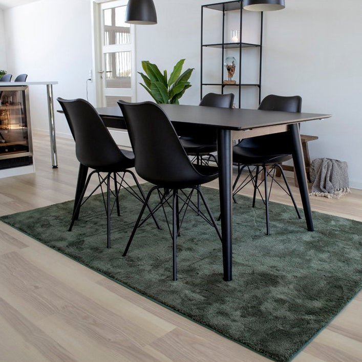 2-pk Oslo spiseestol sort