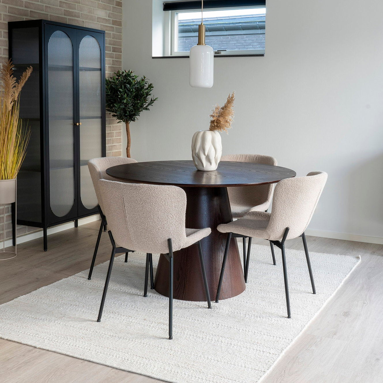 2-pk Maceda spisestol beige