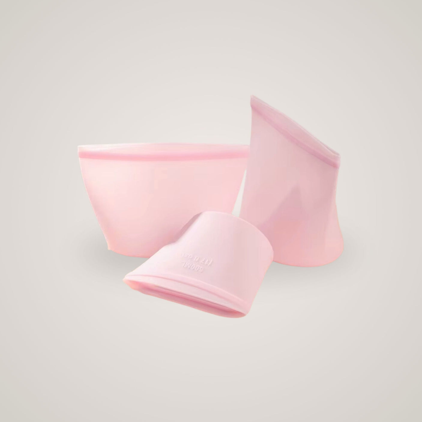 3-pk Oppbevaringspose til mat gjenbrukbar