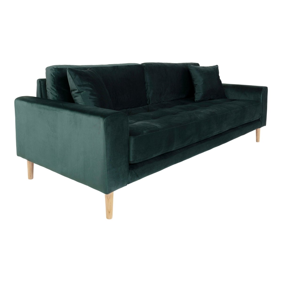 Lido 3 seters sofa mørkegrønn - Lindas Dekor