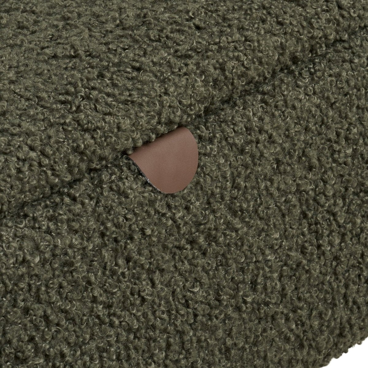 Harlow benk med oppbevaring teddy grønn 95x37x45 cm - bilde 7
