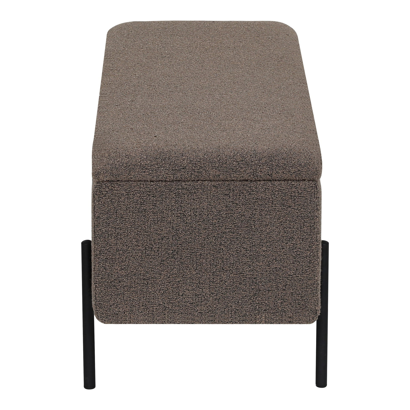 House Nordic Watford benk med oppbevaring, boulcé brun 95 x 36,5 x 34 cm