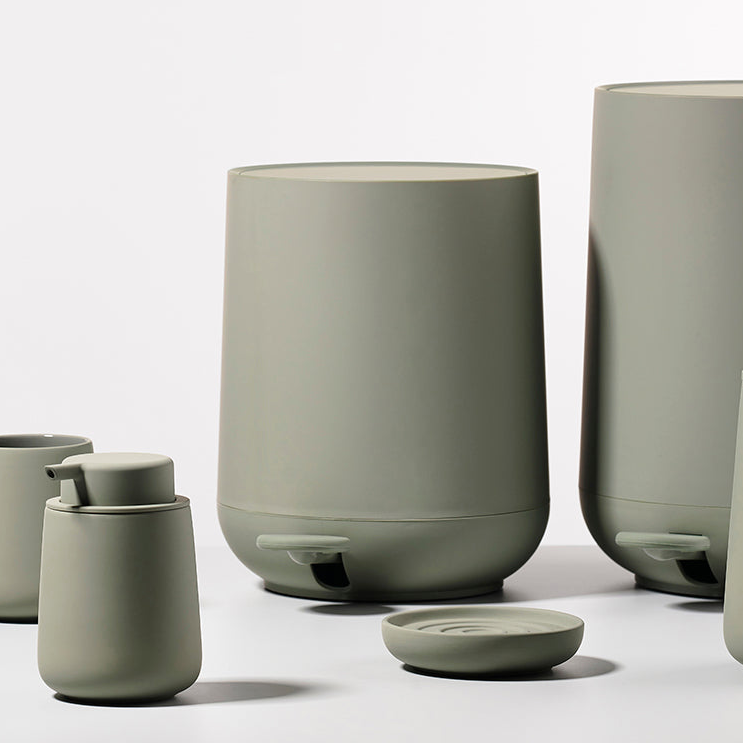 Nova 3 liter søppelspann i matt grønn finish