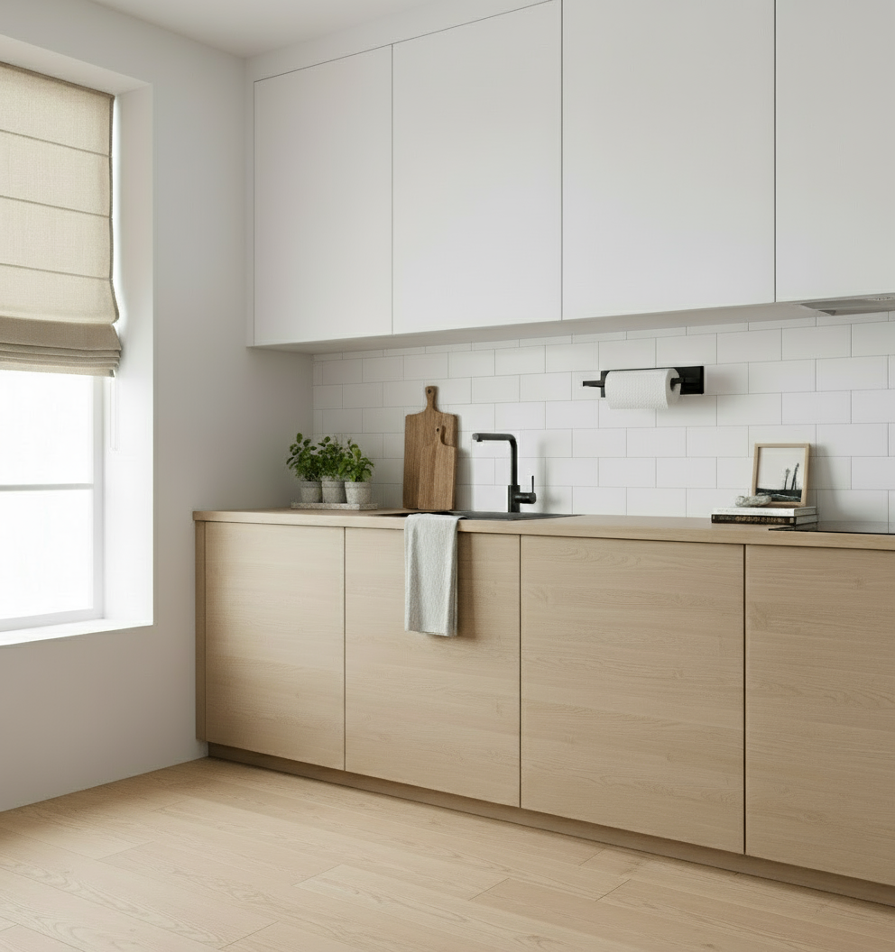 Selvklebende tørkerullholder til vegg