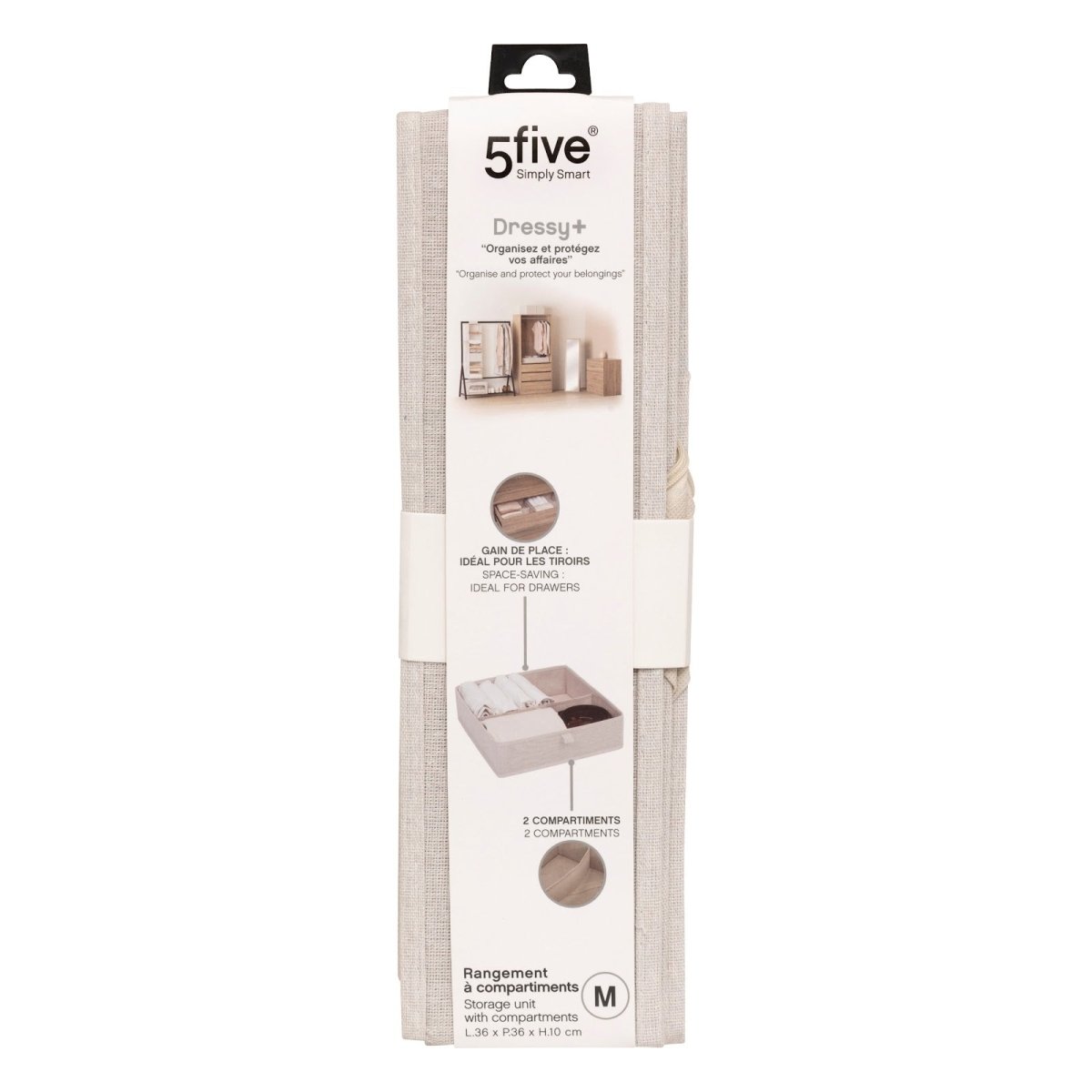 5five Simply Smart Dressy+ skuffeinnsats beige størrelse M i original emballasje