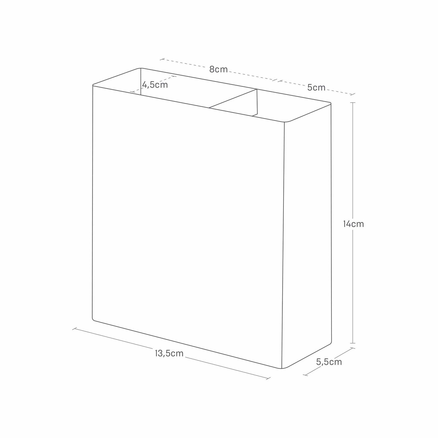 Vegghengt oppbevaring for kjøkkenartikler sort