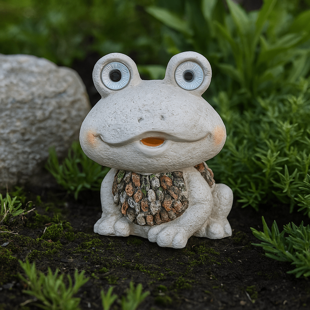 Froskine hagefigur - Lindas Dekor