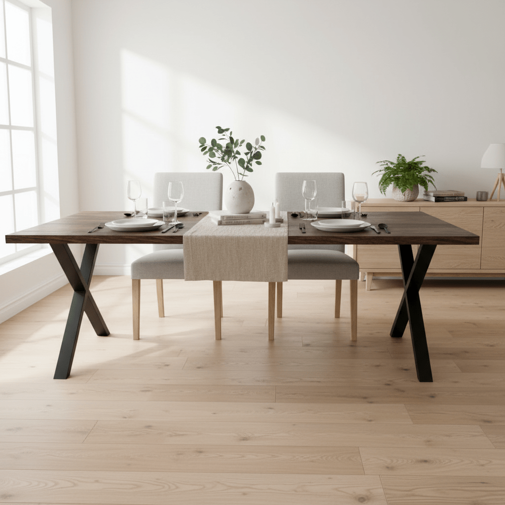 Toulon spisebord røkt eik 300 cm - Lindas Dekor Spisebord