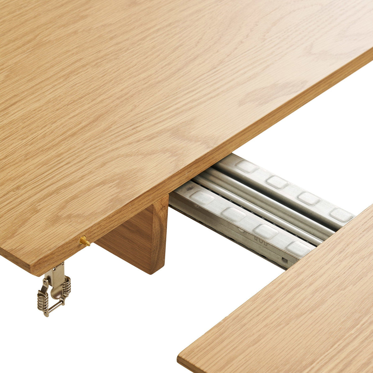 Bundaberg utdragbar matbord i naturlig eikefiniering, 200-300 cm – bild 7