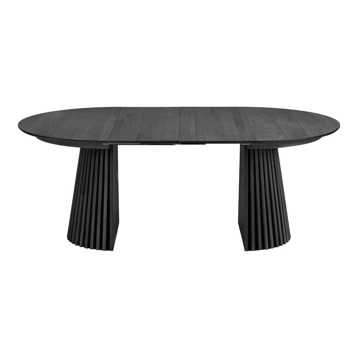 Osaka spisebord uttrekkbar sort eikefiner 120–200 cm - Lindas Dekor