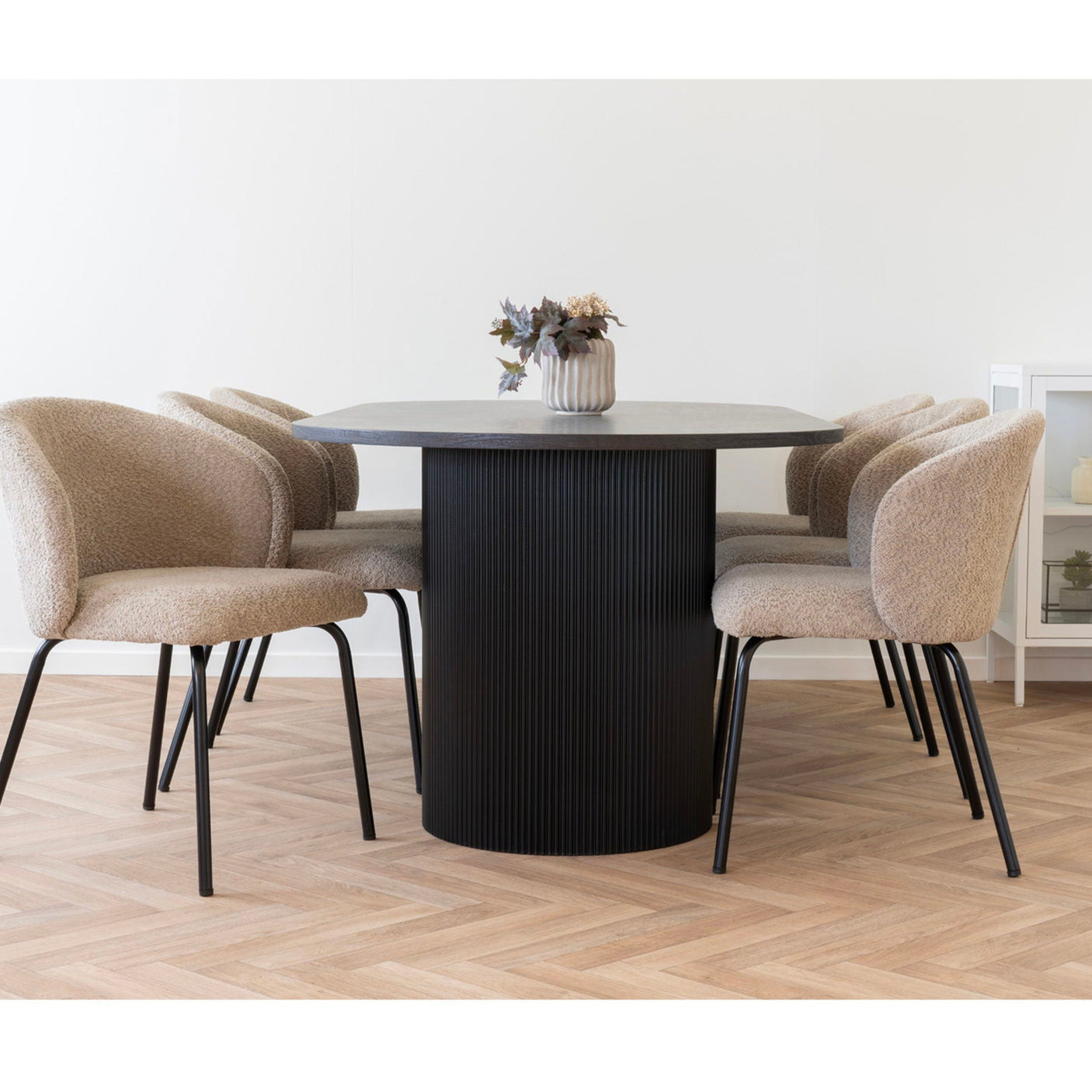 House Nordic Boavista spisebord, mørk brun 100 x 210 cm