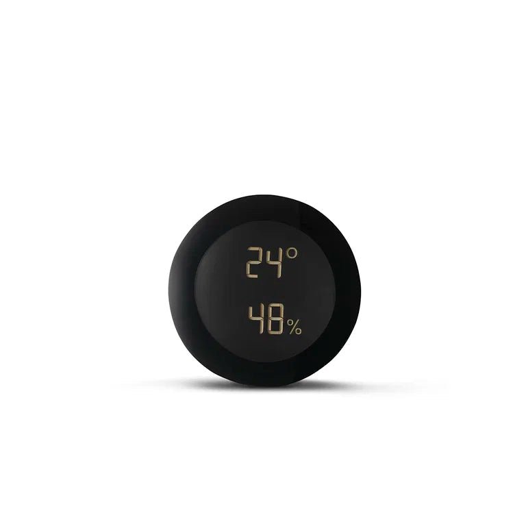 Jacob Jensen sensor for klimastasjon i sort aluminium
