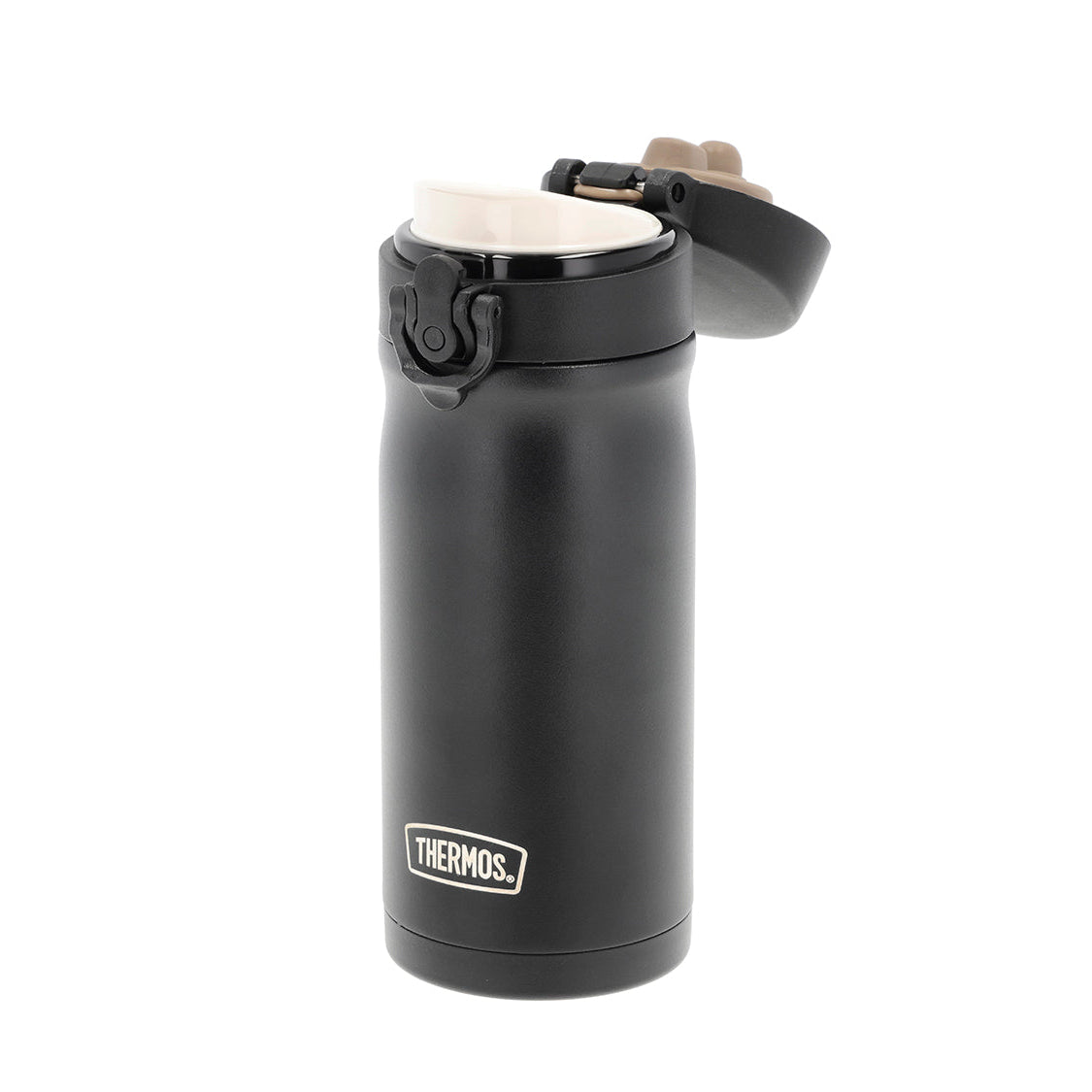 Termokopp i rustfritt stål med drikkelokk fra Thermos