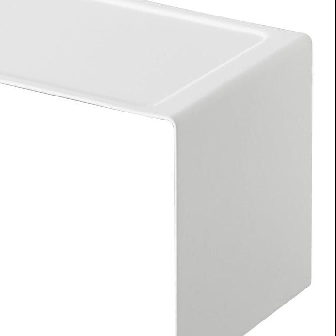 Stabelbar hylle smal hvit 30,5 x 14 cm - Lindas Dekor
