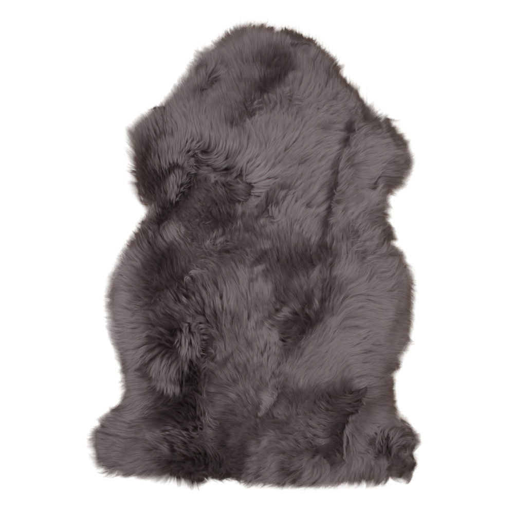 GrĂ„tt lammeskinn fra House Nordic i nĂžytral farge â passer til de fleste hjem.