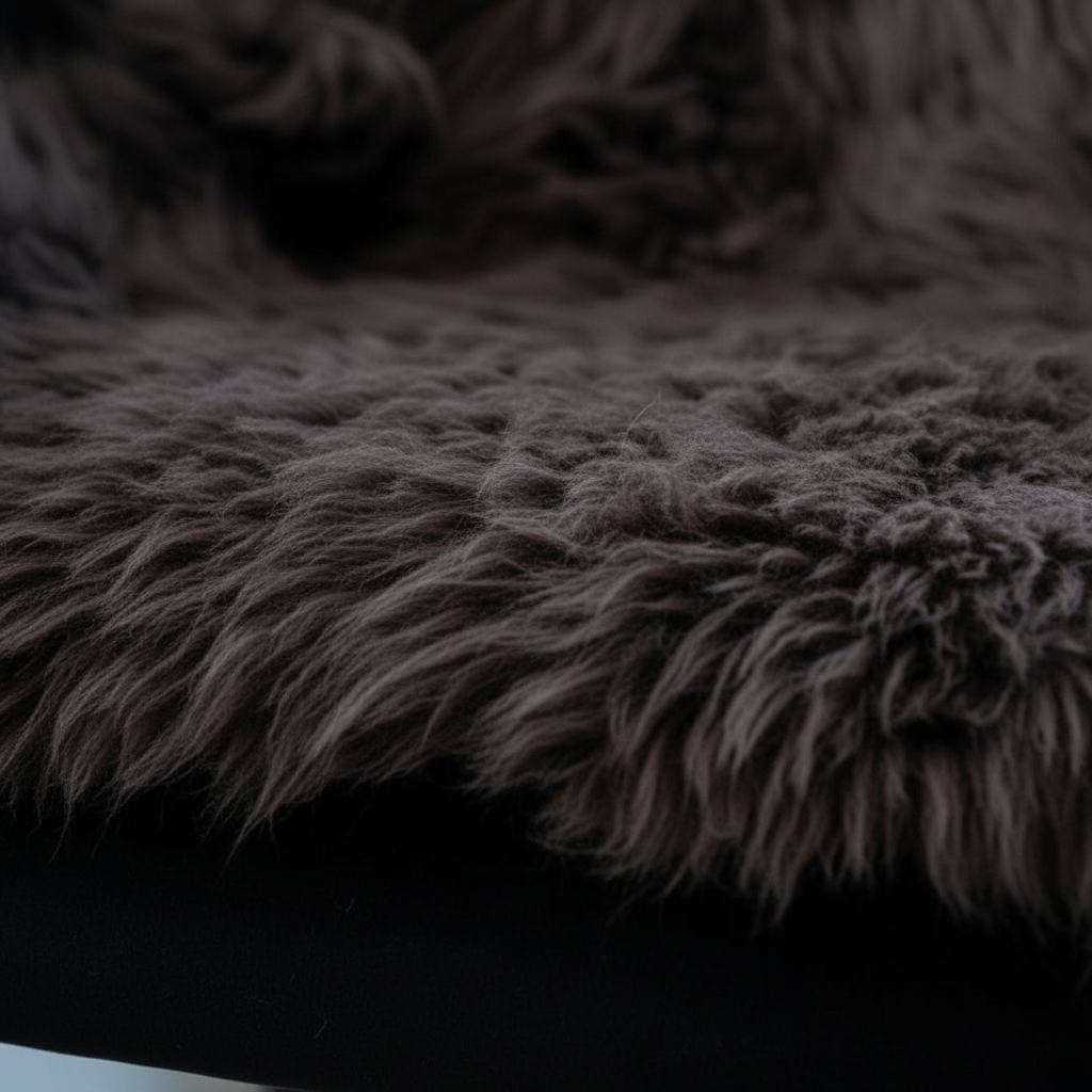 Lammeskinn brun 85 x 50 cm