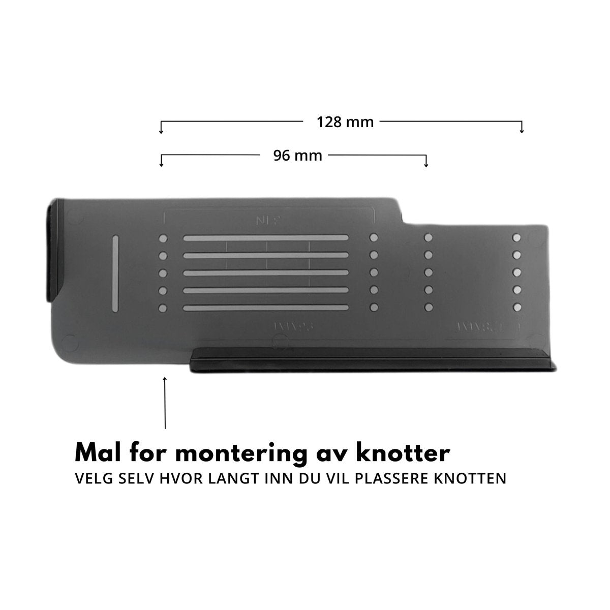 Boremål för handtag och knutar - Lindas Dekor