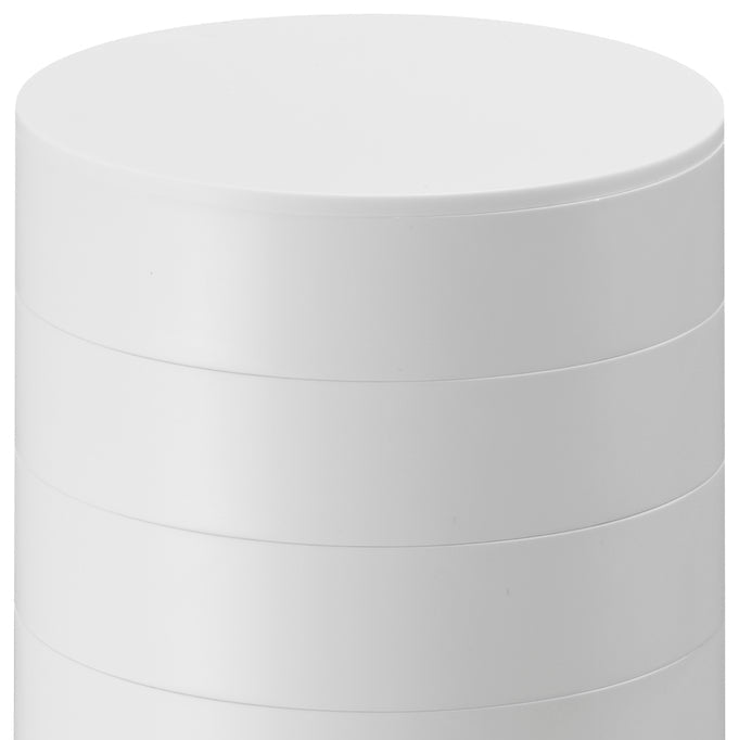 Roterbar smyckeskrin vit 10 x 10 cm