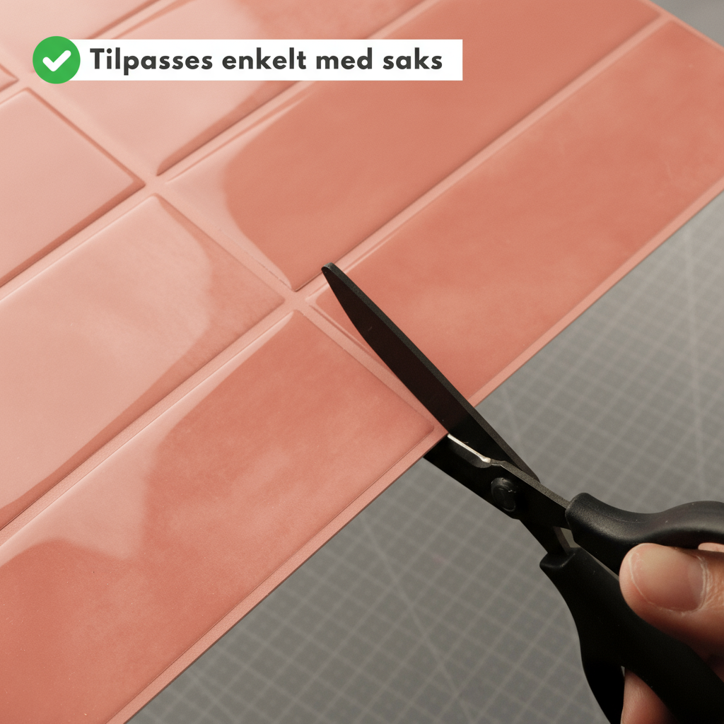 Adelina Rosa självhäftande väggplattor