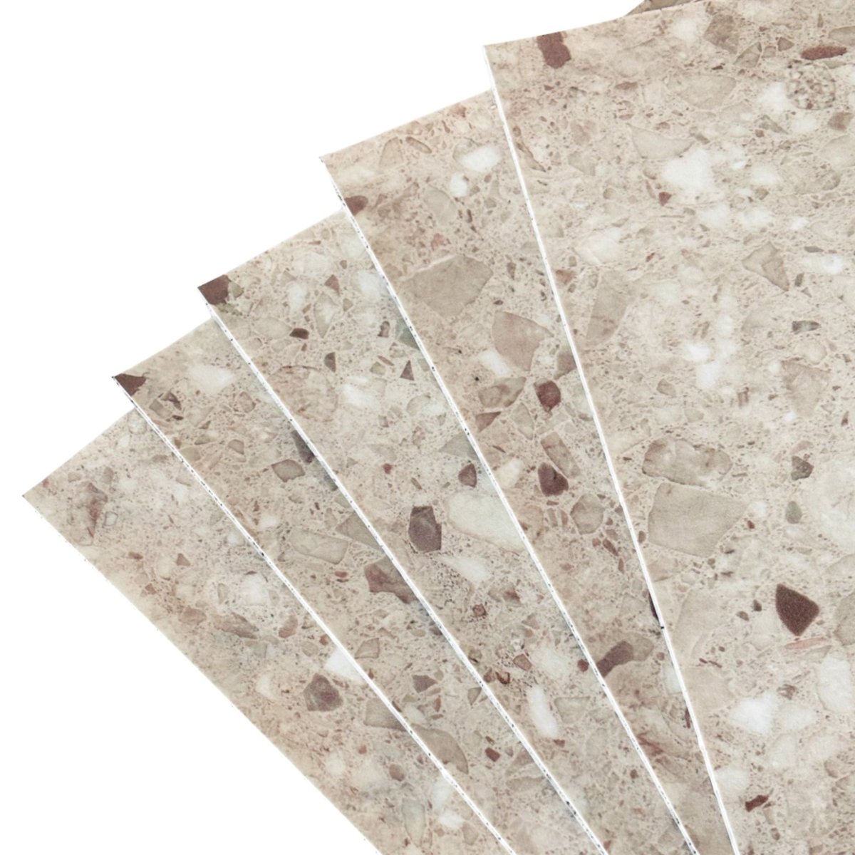 Vareprøve Sahara beige selvklebende fliser - Lindas Dekor