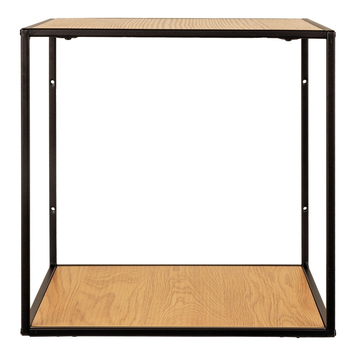 Vita vegghylle eikelook sort ramme 36 x 36 cm - Lindas Dekor