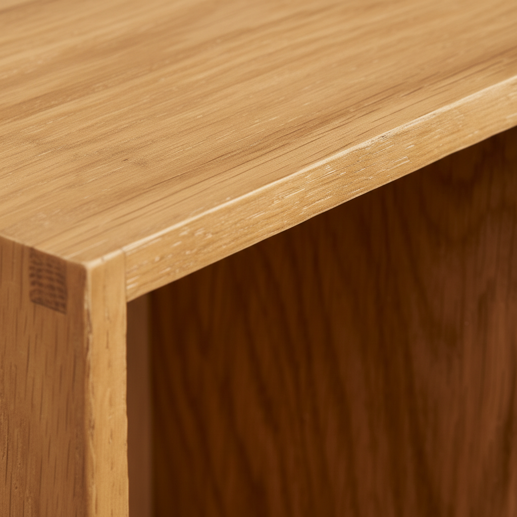 Soria vegghylle 39x51 cm veggmontert hylle i eik med flere rom"