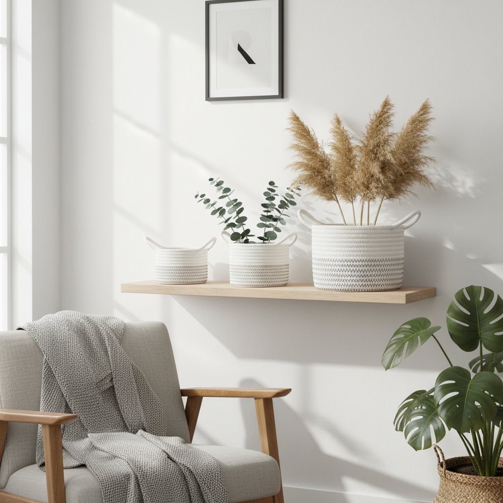 3-pack Algar-korgar i bomull