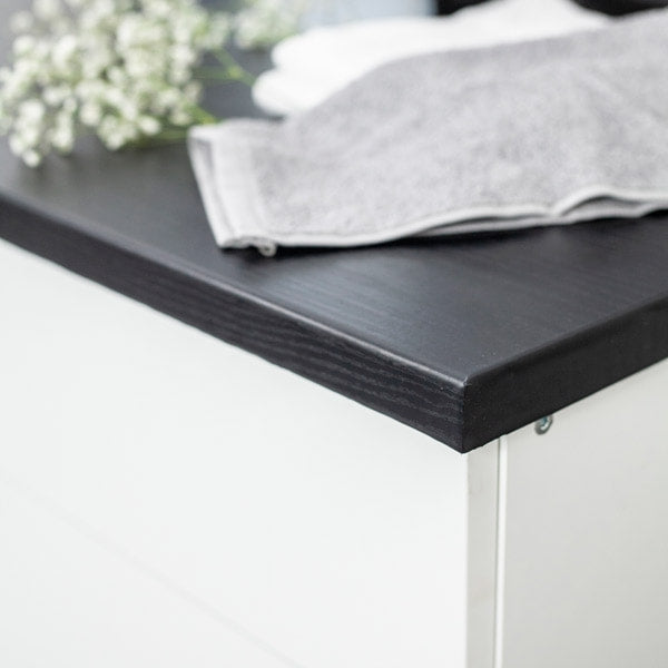 Treverk sort | glatt matt kontaktplast