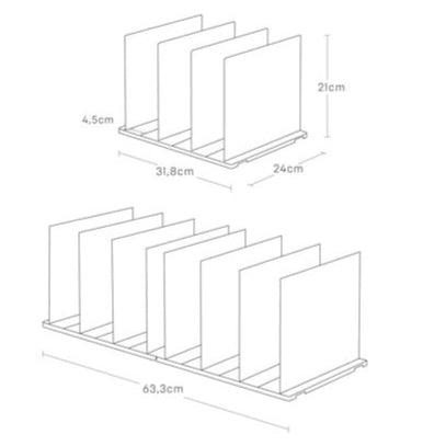 Ryddig og oversiktlig veskeoppbevaring i garderoben.