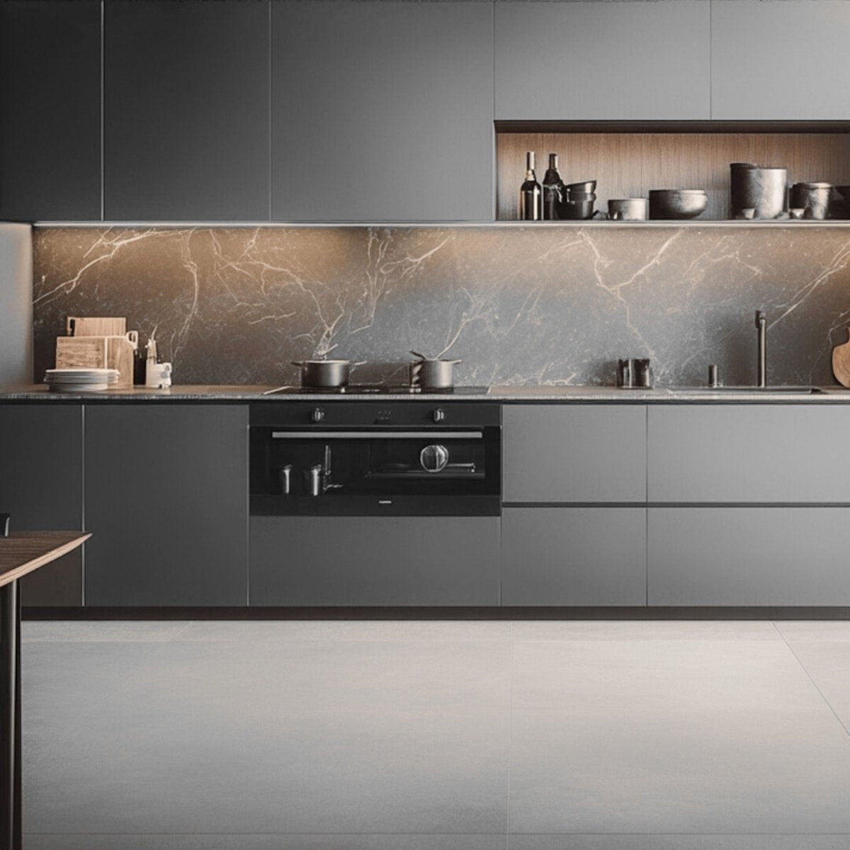 Charcoal grey supermatt kontaktplast 62 cm x 5 m - Lindas Dekor