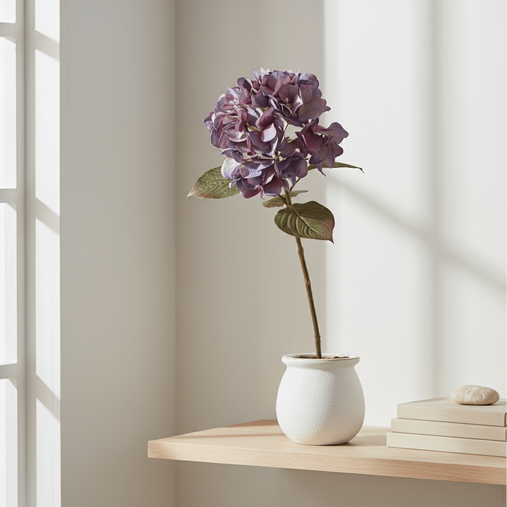 Kunstig hortensia blå og lilla 65 cm fra Mr. Plant