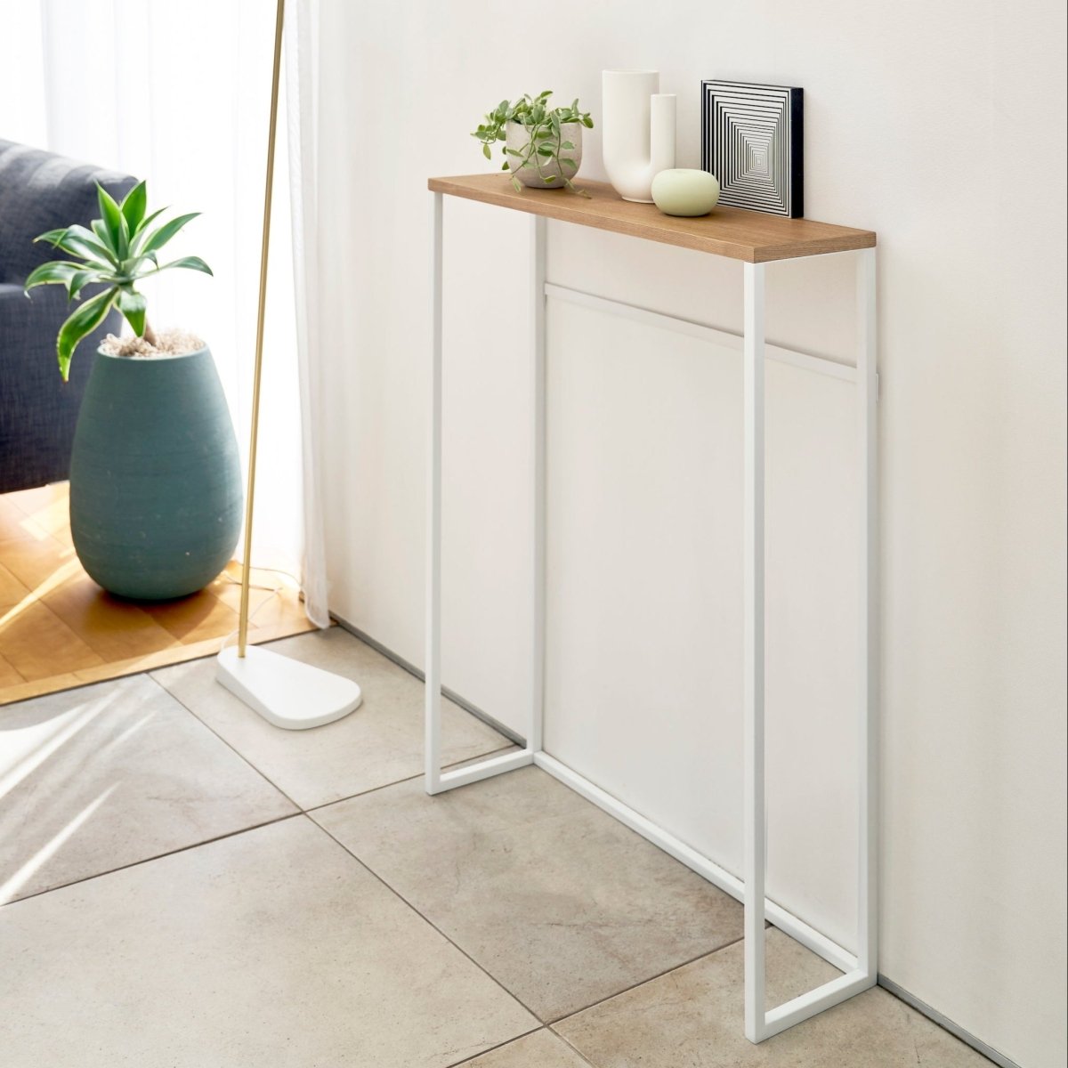 Konsollbord hvit 80 x 60 cm - Lindas Dekor