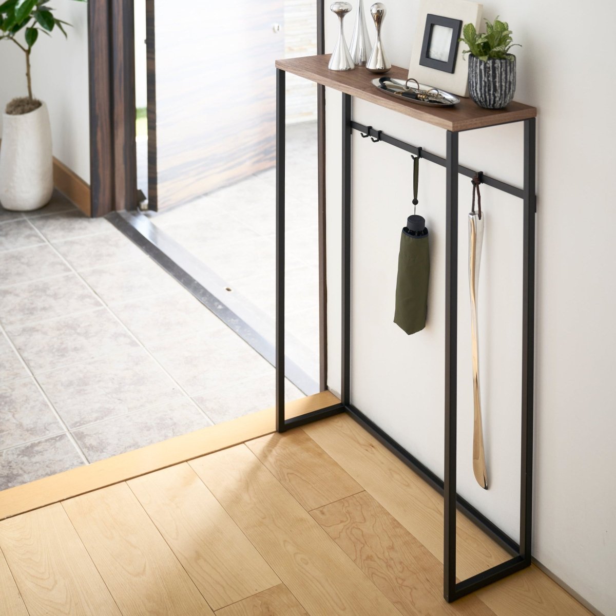 Konsollbord sort 80 x 60 cm - Lindas Dekor