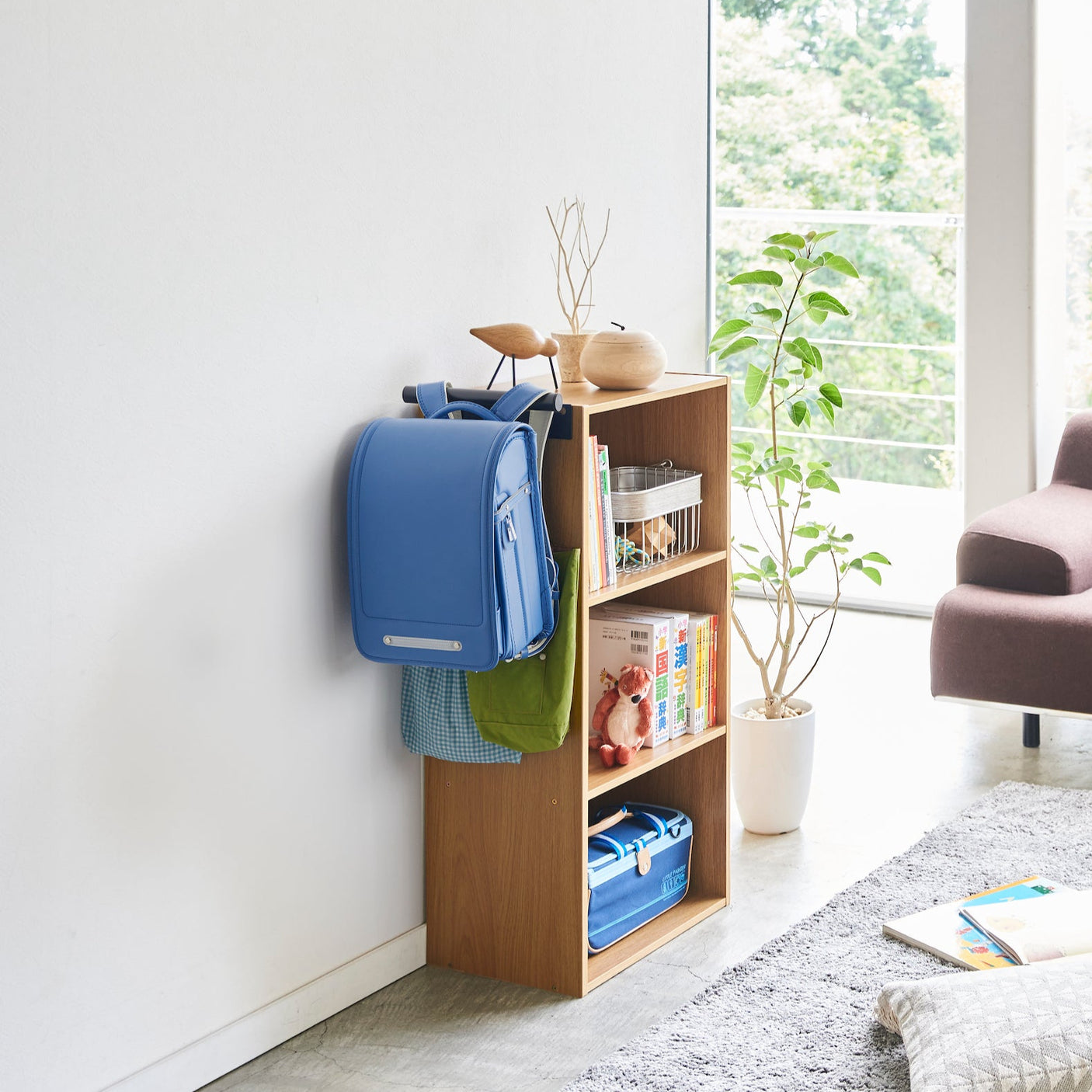 Plassbesparende løsning for bedre organisering.