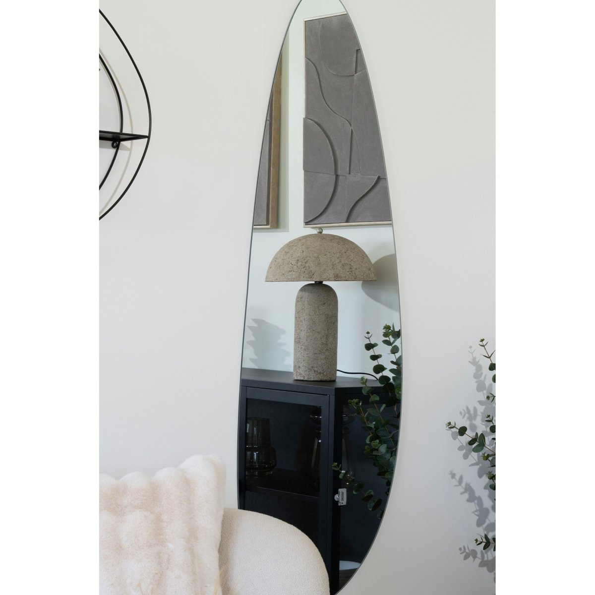 Astley bordlampe, stone grey - Lindas Dekor