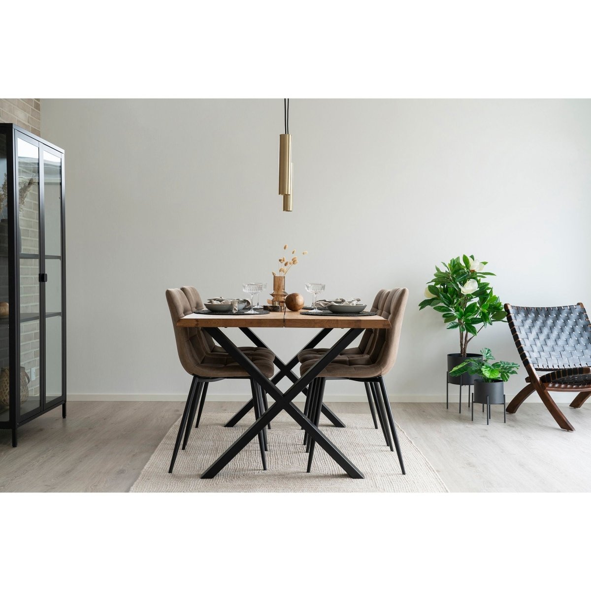 Paris taklampe messing - Lindas Dekor