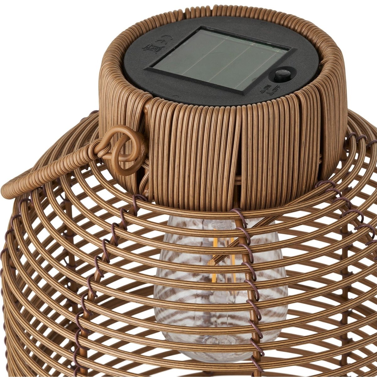 Brentford lampe, oppladbar med solcellepanel - Lindas Dekor