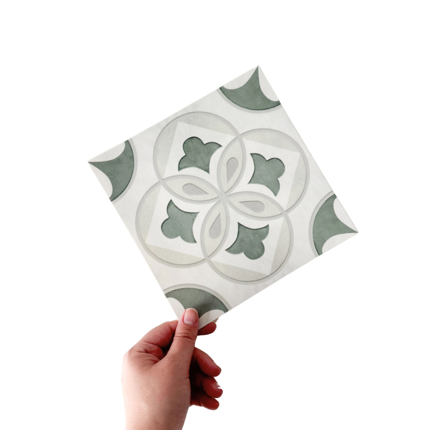 8-pk Clara grønn selvklebende fliser