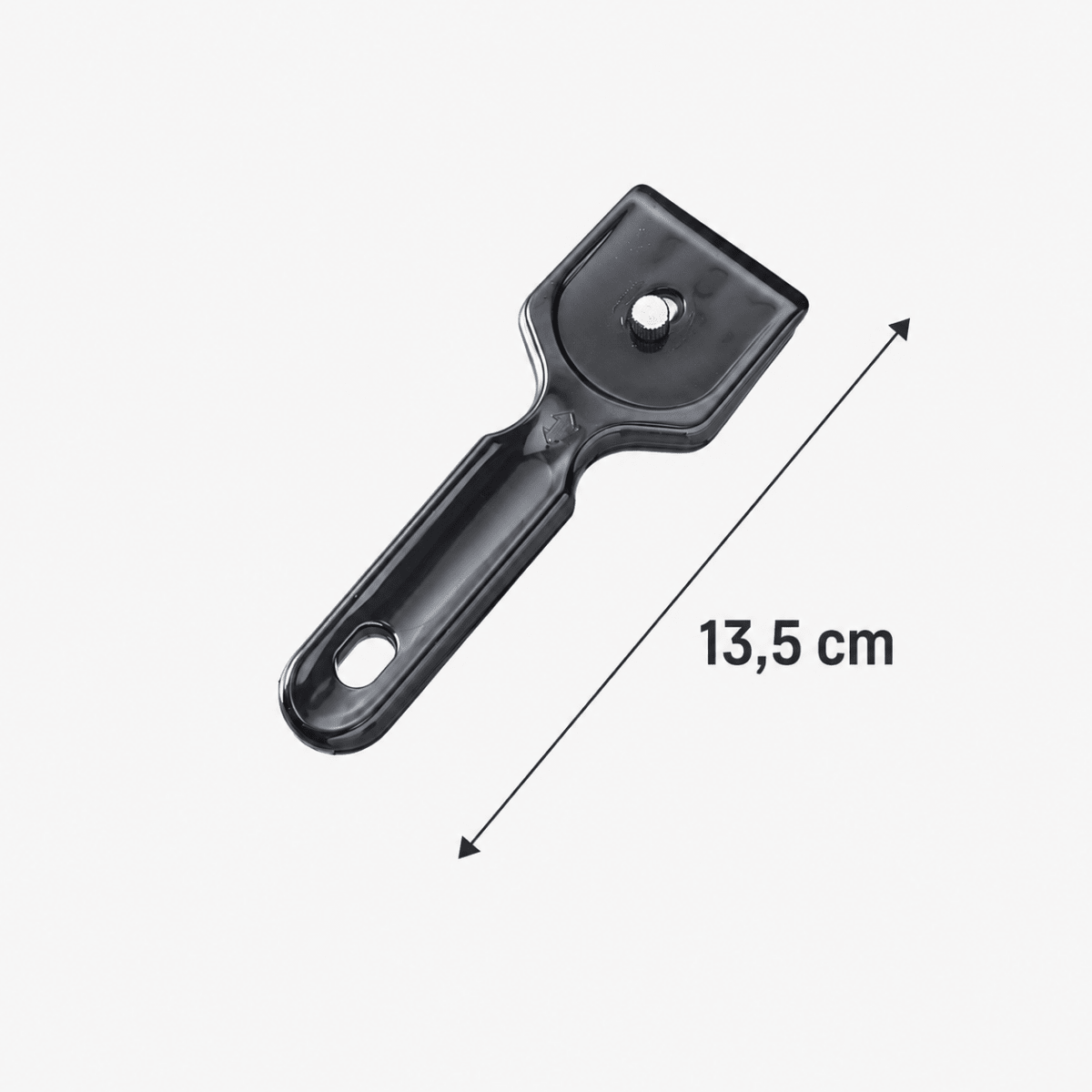 Målbilde av skraperen for keramiske topper og induksjonstopper.