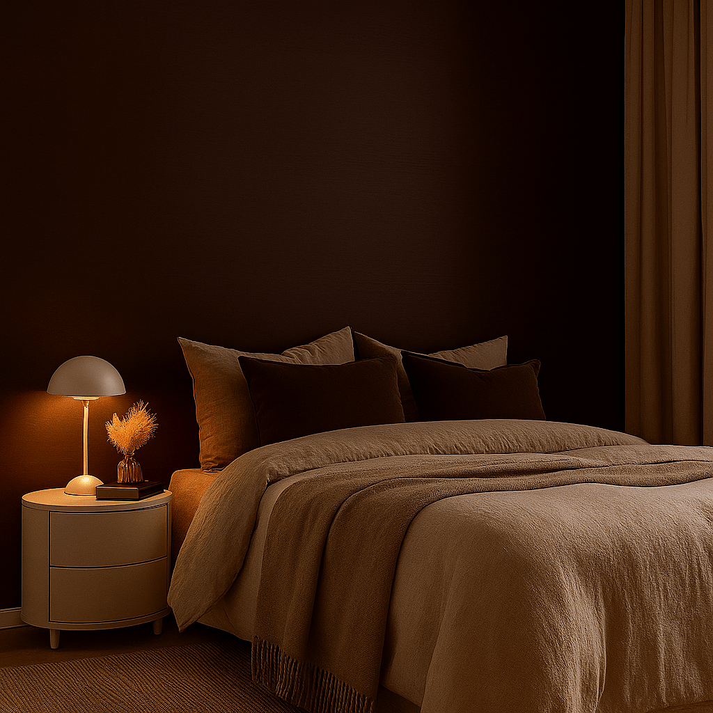 Deep chocolate supermatt kontaktplast 62 cm x 5 m - Lindas Dekor
