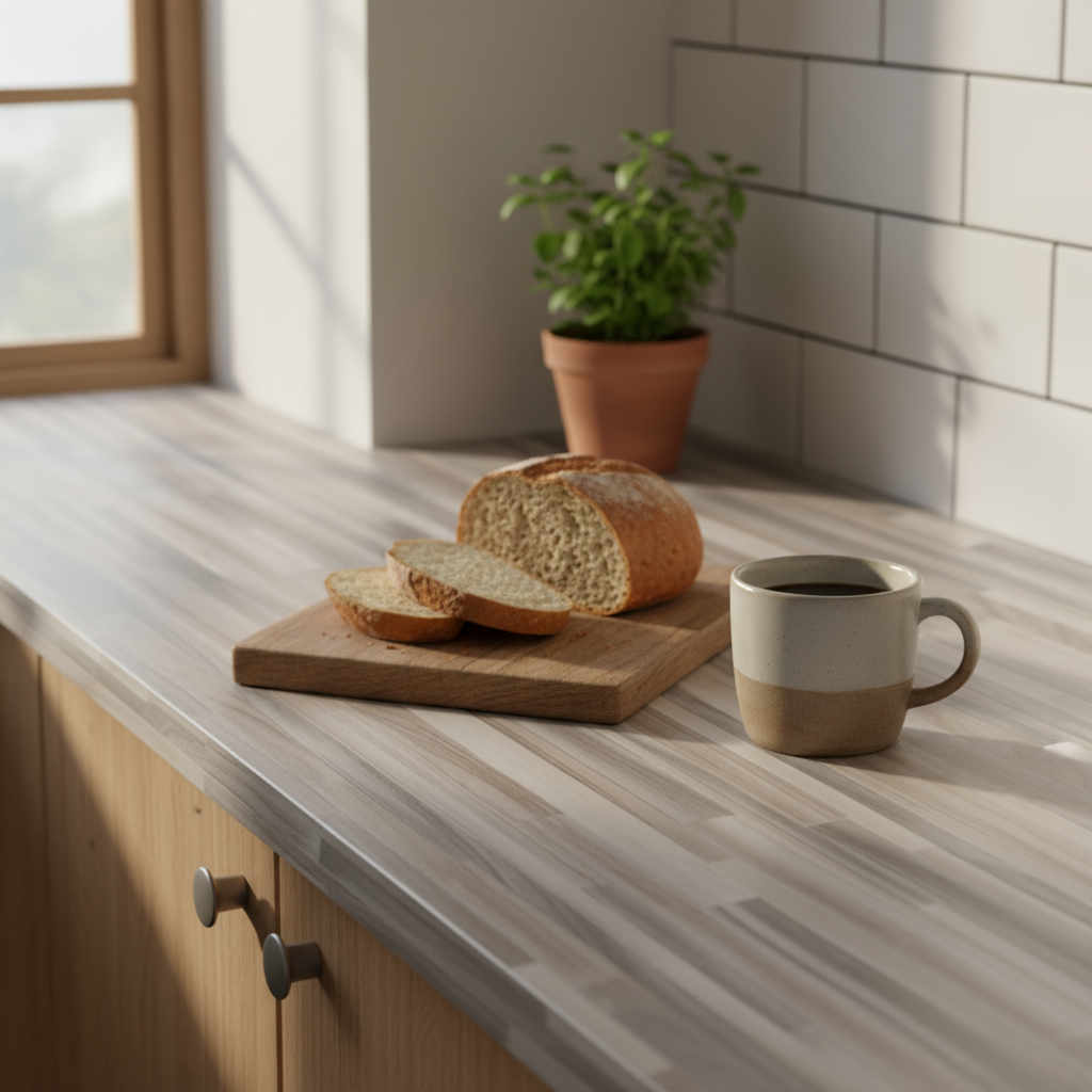 Premium Birmingham grå kontaktplast