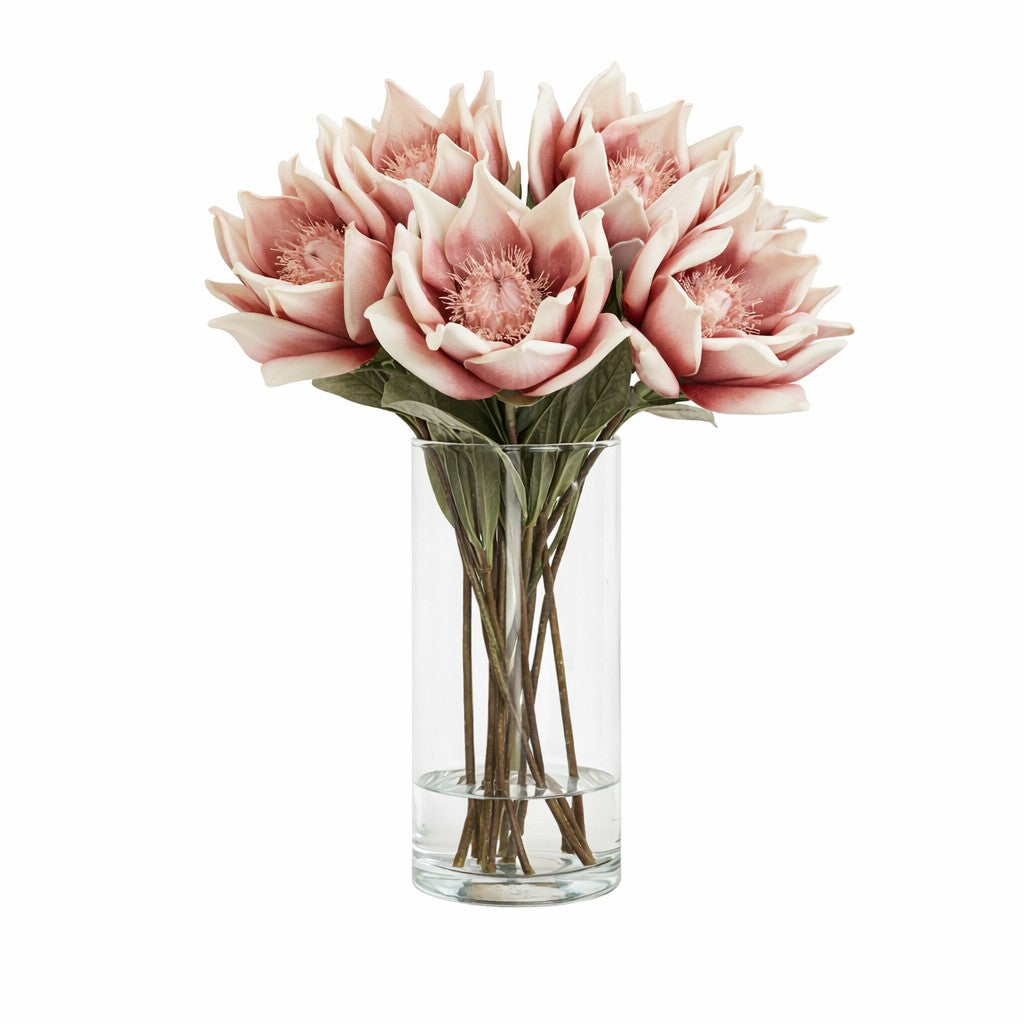 Kvist öppen blomma rosa 84 cm