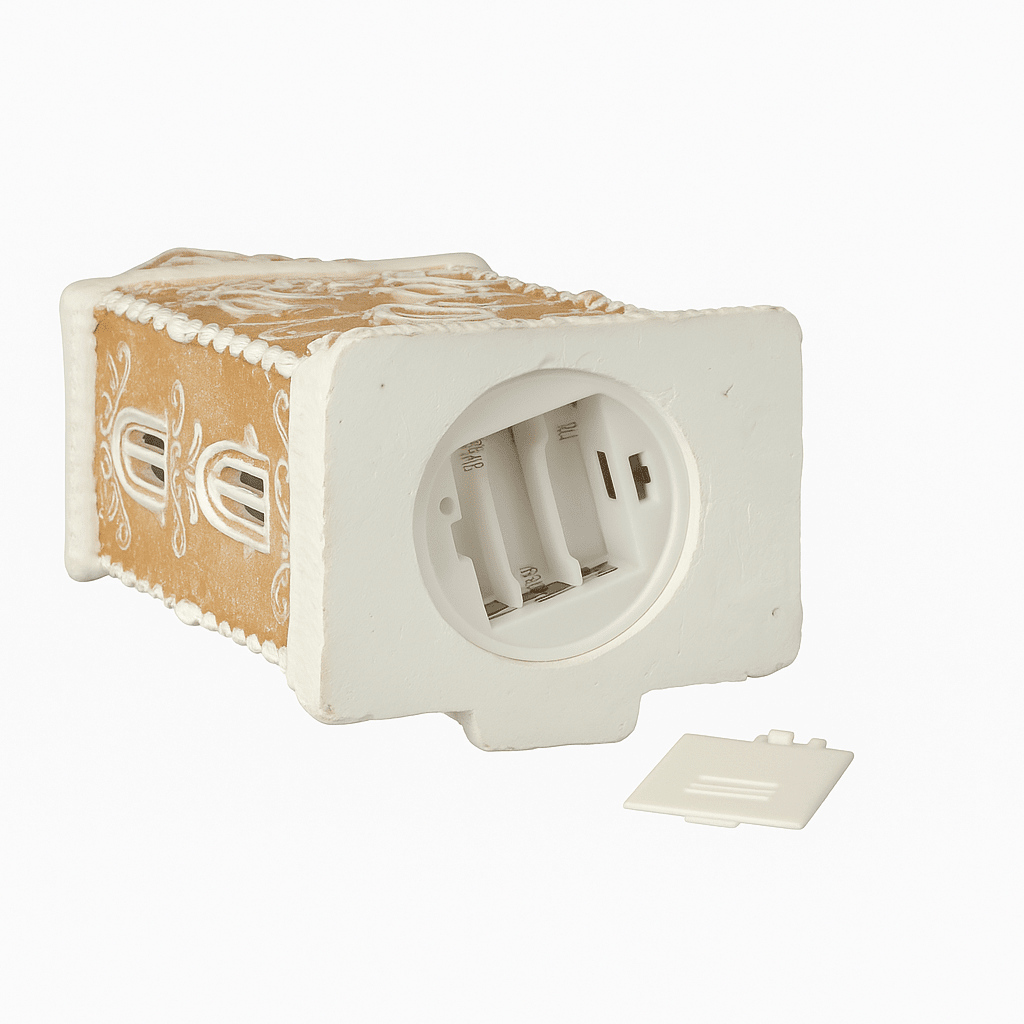 Pepparkakshus med LED-ljus 34,5 cm - Lindas Dekor
