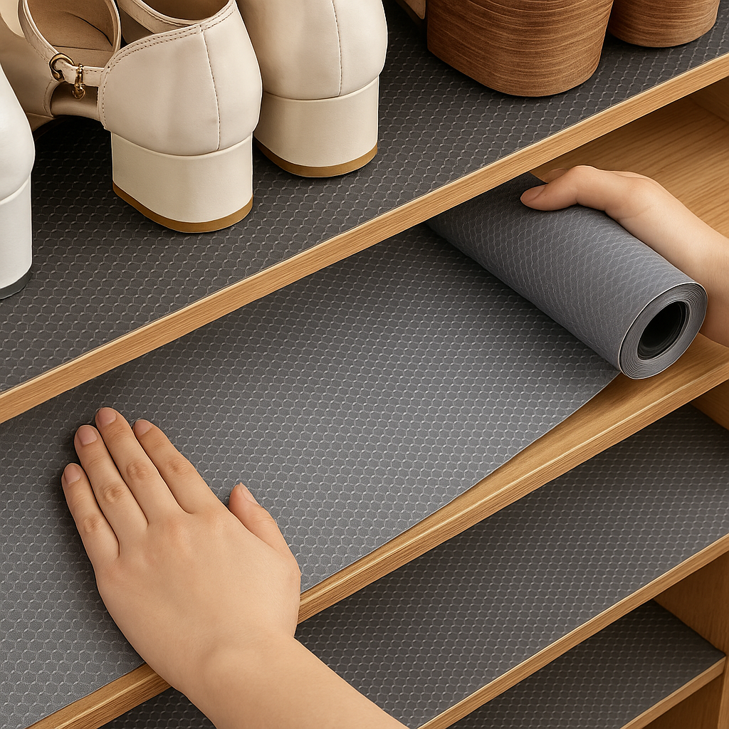 Skuffeinnlegg antiskli, grå