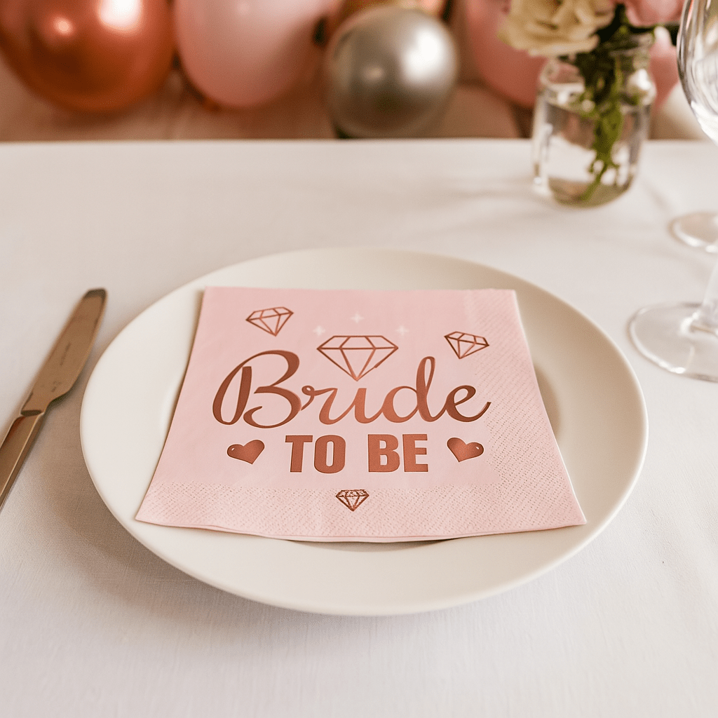 20 - pk Servietter Bride to Be - Lindas Dekor