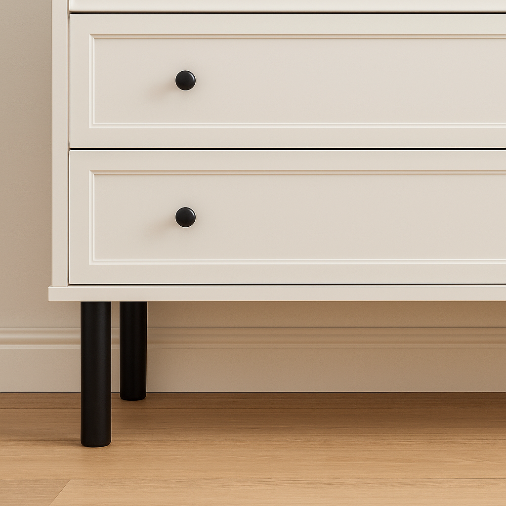 Klassiskt möbelben, svart trä