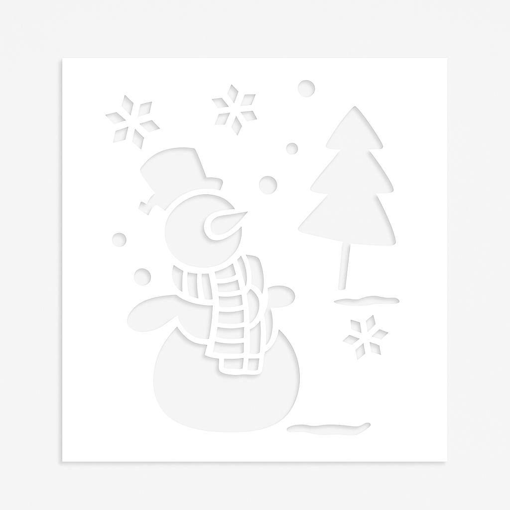 Julesjablonger 30 x 50 cm