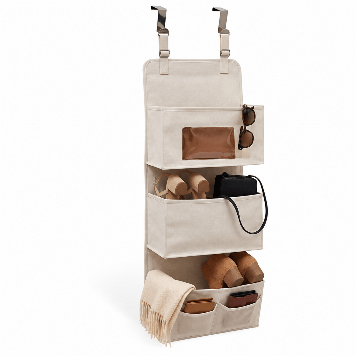 Dressy+ hengende døroppbevaring beige 88 cm - Lindas Dekor Døroppbevaring