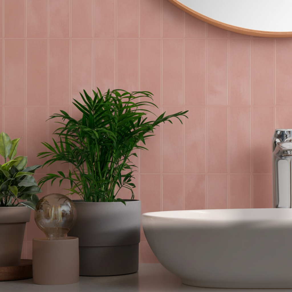 Adelina Rosa självhäftande väggplattor