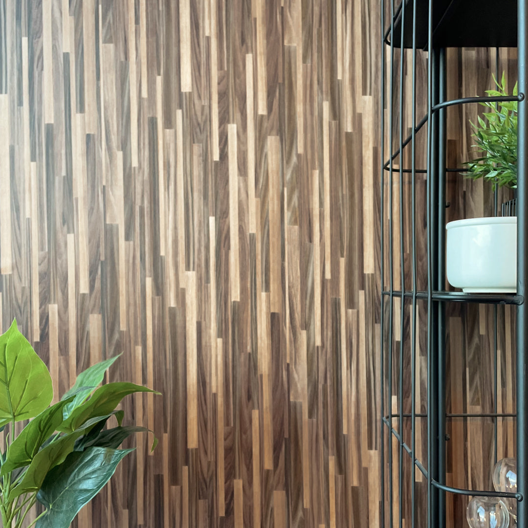 Premium Birmingham brun kontaktplast 90 cm x 2,1 meter